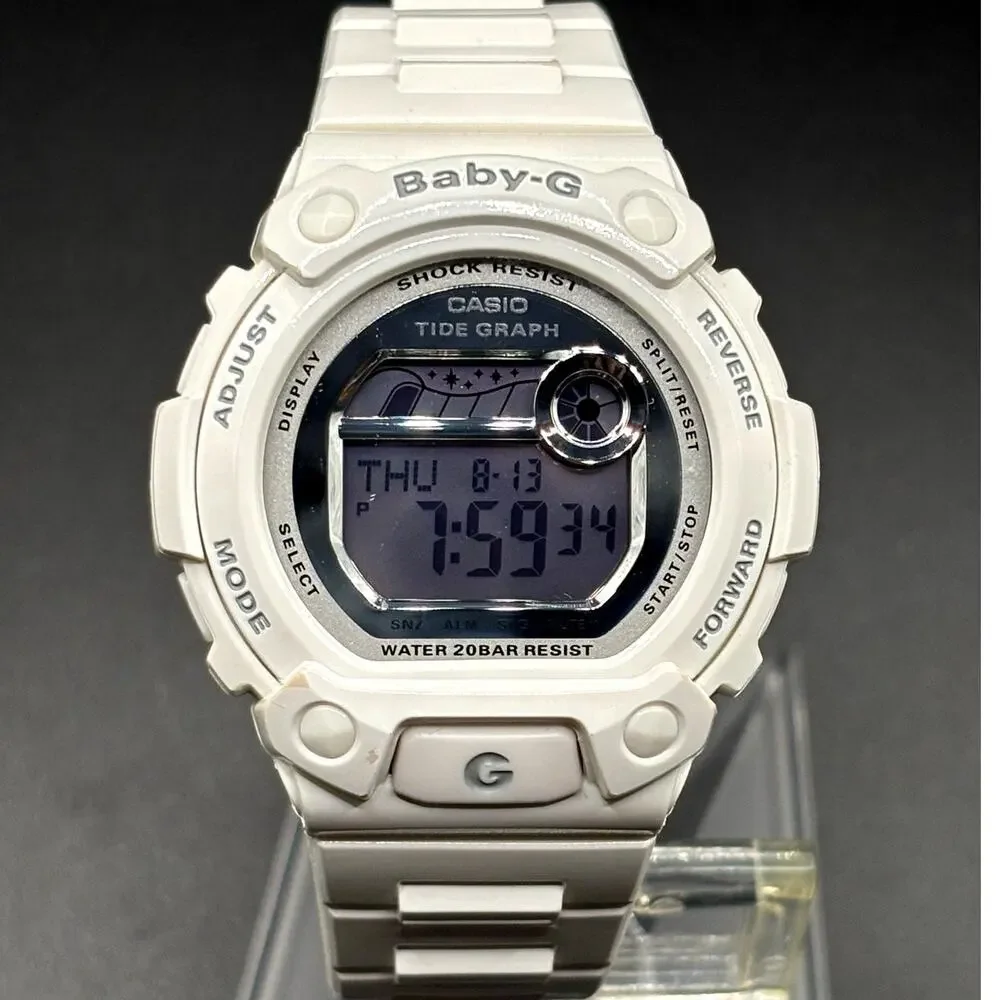 Casio Baby-G G-LIDE BLX-103-7 White Tide Graph 200M Digital Watch